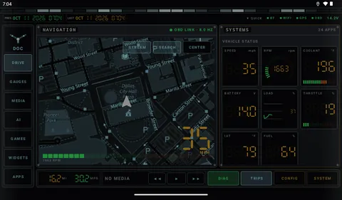 Back to the Future theme: time circuits, flux capacitor and steel panels