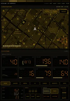 Drive page in the KARR theme