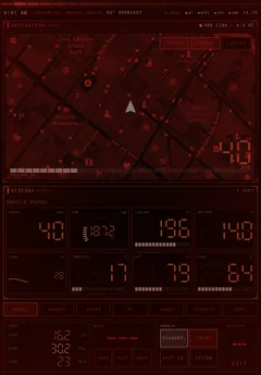 Drive page in the Terminator theme